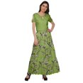 thumbnail image 3 of Moomaya Jupes Évasées Imprimées pour Femmes Vêtements Décontractés d'Été, 3 of 6