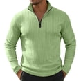 thumbnail image 1 of Men's Zipper Front Sweatshirt Jacket with Embroidered Detail for Everyday Casual Comfort and Versatile Fall Styling, 1 of 4