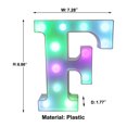 thumbnail image 2 of Colorful LED Marquee Alphabet Light with Remote Control - Home Gathering Bar Alphabet with Light Decoration - Multicolor, 2 of 8