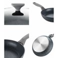 thumbnail image 3 of Poly Oil Pan Maiyanite Color Household with Lid Non-stick Steak Deep Frying Pan Induction Cooker Gas Stove Can Be Used, 3 of 8