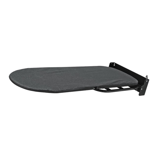 Siruishop Wall Mounted Ironing Board 180 degree Rotation Hanging for Living Room Small Space Black