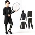 thumbnail image 1 of Newborn Girl Outfits Base Layer Athletic Compression Running Pants Tights Toddler Boy Clothes Green 6-7 Years, 1 of 4