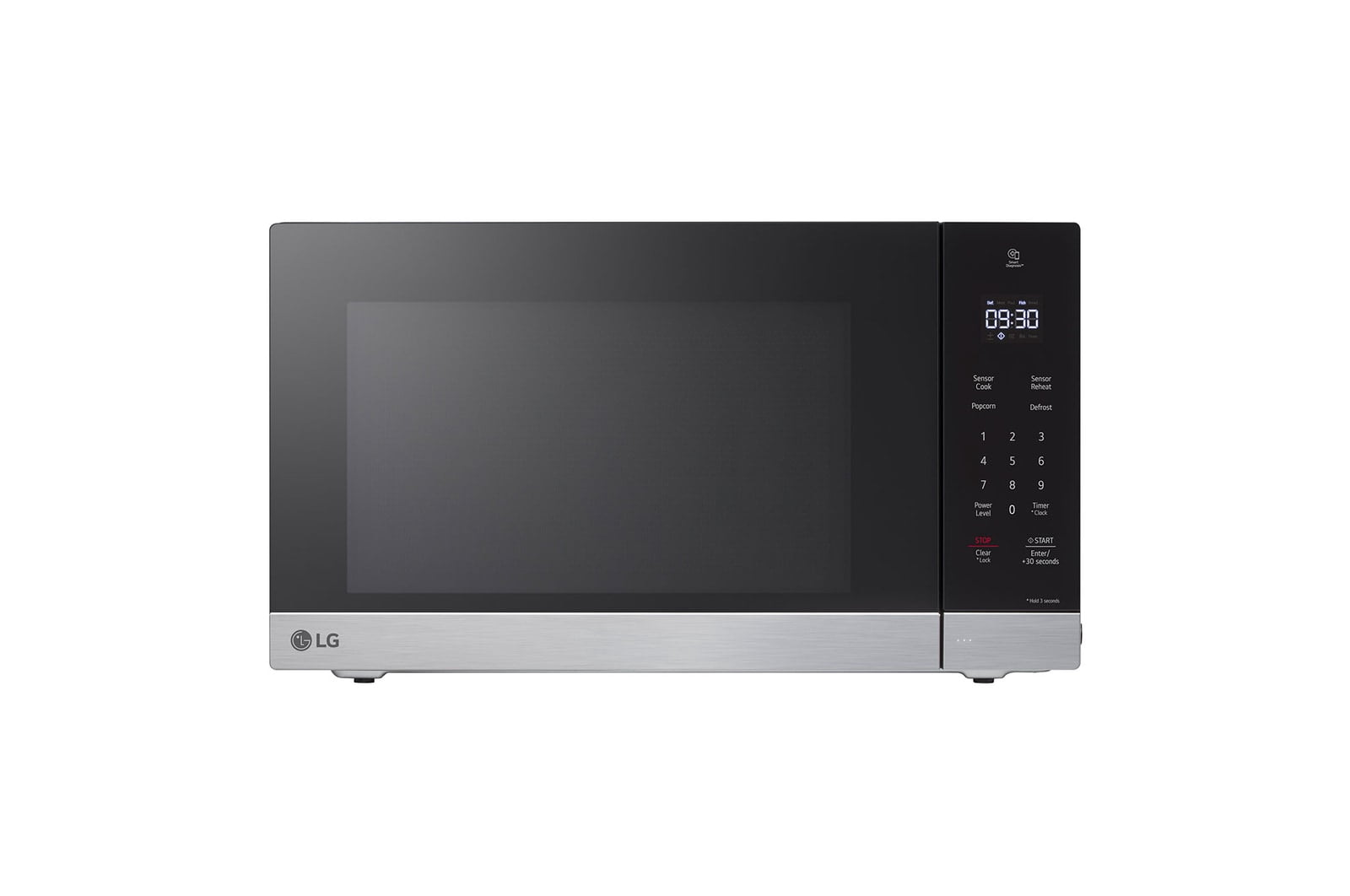 LG Countertop Microwave 0.9 Cu. Ft. – Open Box | 1000W | Smart Inverter & EasyClean | 12-inch Turntable | Touch Control | Push-Button Door | Stainless Steel (MSER0990S)