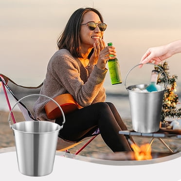 EGNMCR Kitchen Utensils Set, Cooking Utensils Set, Stainless Steel Ice BucketCreative Champagne BucketBar Beer BucketRestaurant Food ContainerFrench FriesFried ChickenSnack Bucket ice buckets