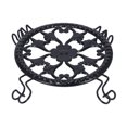 thumbnail image 4 of Herwey Flower Pot Stand Black Elegant Light Weight Stable Wrought Iron Plant Riser, 4 of 8