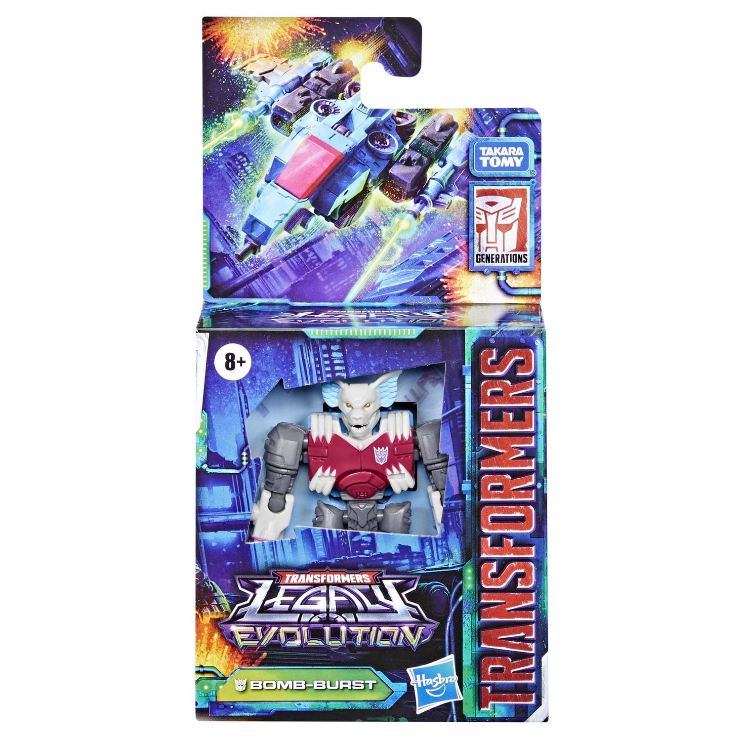 Transformers Generations Legacy Evolution, figurine à conversion Bomb-Burst classe Origine de 8,5 cm