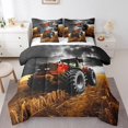thumbnail image 1 of YST Construction Vehicle Kids Comforter Set with Sheet Set Farm Machinery Truck, Queen, 1 of 5