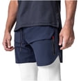 thumbnail image 2 of asjyhkr Gym Shorts for Men Quick Dryin Lightweight Workout Shorts with Zipper Pockets Stretch 5 Inch Athletic Shorts, 2 of 4
