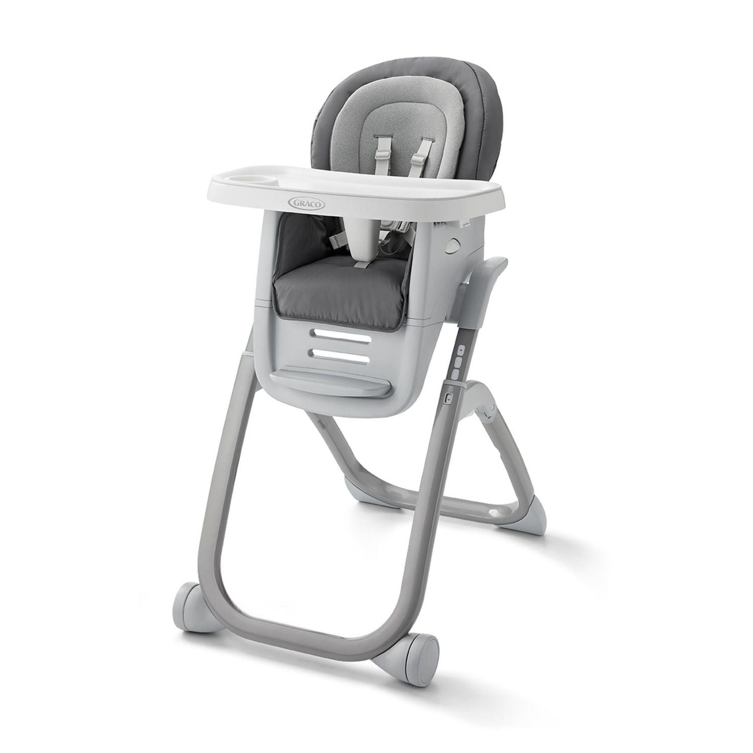 Chaise haute Graco DuoDiner DLX 6-en-1 | Chaise haute pliante portable de l'infant à 2 sièges pour enfants | Arlo