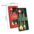 thumbnail image 2 of Amzcrzy Forks Christmas Spoon Christmas Dessert Spoon Fork Stainless Steel Tableware Set Cute Doll With Hand Gift Some Tableware Utensils Flatware Camping Utensils, 2 of 2