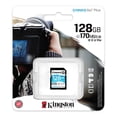 thumbnail image 4 of Kingston Canvas Go! Plus - Flash memory card - 128 GB - Video Class V30 / UHS-I U3 / Class10 - SDXC UHS-I, 4 of 15