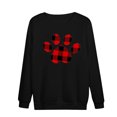 thumbnail image 3 of RKSTN Chandail pour Femmes Décontracté à Manches Longues Blouse à Imprimé de la Saint-Valentin Hauts Chandail Col Rond Coupe Ample Chandail, 3 of 4