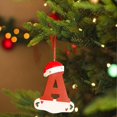 thumbnail image 4 of New Year  Tree Decor Hanging Ornament Creative Wooden Gift Durable Diy Alphabet Christmas Decoration, 4 of 6