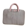 thumbnail image 4 of Miulika Laptop Briefcase Lightweight Computer Carrying Bag for Travel Office College Gray, 4 of 9
