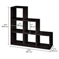 thumbnail image 4 of Mainstays 3-2-1 Cube Storage Organizer, Espresso, 4 of 6