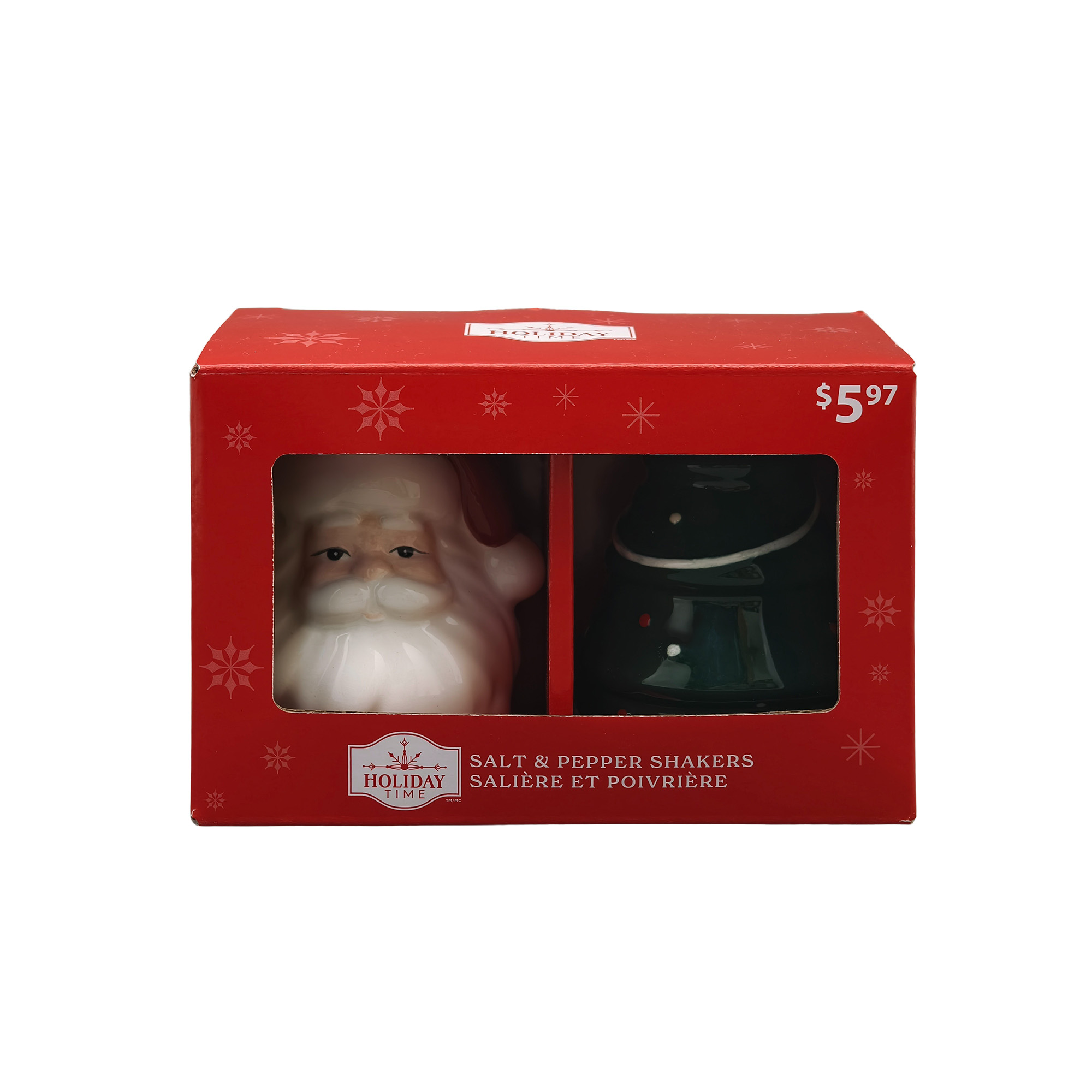 Holiday Time Cranberry Spice Kids Collection light Santa& Tree Salt an