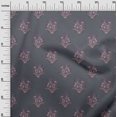thumbnail image 2 of oneOone Cotton Poplin Fabric Leaves|Floral & Paisley Block Decor Fabric Printed BTY 56 Inch Wide, 2 of 4