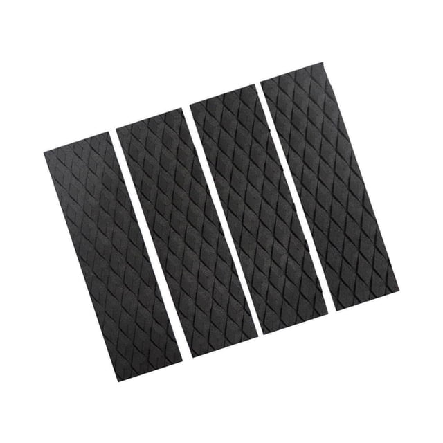 serony Non-Slip Surfboard Traction Pad Deck Mat EVA Foam for Skimboard Black