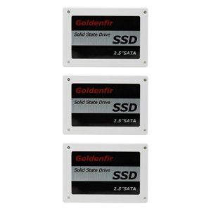 3X Sapin d'or SSD 240GB SSD 2.5 Disque dur Disque disque Disques d'état solide 2.5Inch Interne SSD,3 x 2.5inch Disque disque dur, blanc