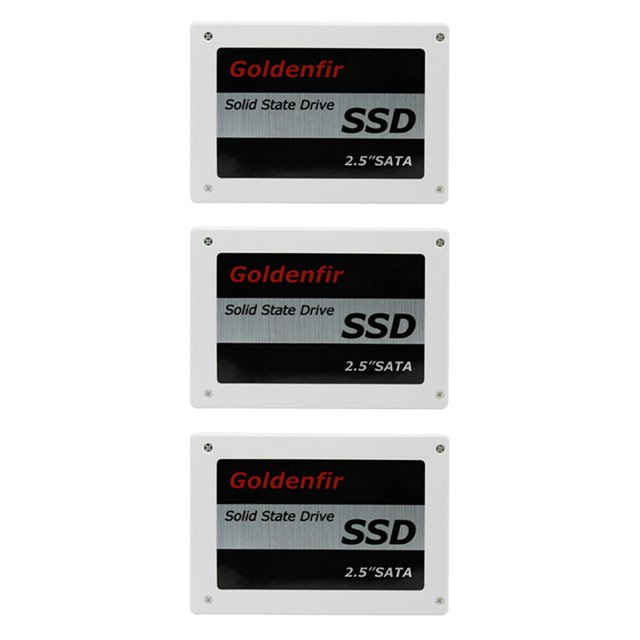 3X Goldenfir SSD 240GB SSD 2.5 Hard Drive Disk Disc Solid State Disks 2.5Inch Internal SSD,3 x 2.5inch Hard Drive Disk Disc,White