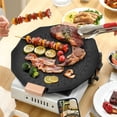 thumbnail image 4 of Baking Stone Tray,Griddle Pan Griddle Frying Pan Non Stick Stove Top Grill,Aluminum Grill Pan Non Stick Flat Griddle For Cooking, 4 of 8