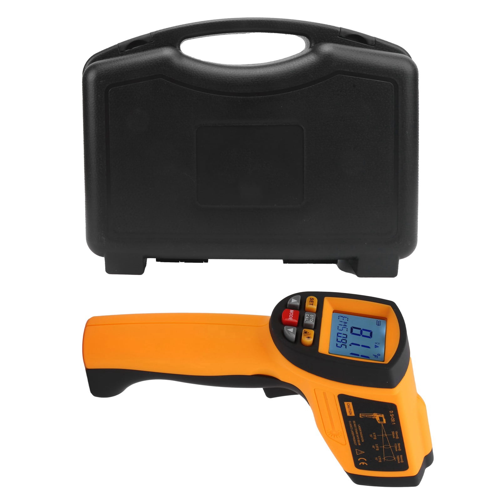 Infrared Temperature Meter,GM1150 ‑30℃~1150℃ Non‑Contact Thermometer Infrared Thermometer Industrial Temperature Meter Luxury Finish