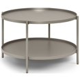 thumbnail image 1 of Simpli Home Monet Industriel 32 Pouces Table Basse en Métal en Gris Chaud, 1 of 7