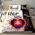 thumbnail image 4 of Slovakia Bedding Set Couple King/Queen Her Side/His Side RLT13, 4 of 6