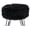 Noir, variante sur Pixie Pouf Rond, Pouf, Repose-Pieds, Tabouret Repose-Pieds
