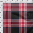 thumbnail image 2 of oneOone Polyester Lycra Fabric Tartan Check Print Sewing Fabric BTY 56 Inch Wide, 2 of 4