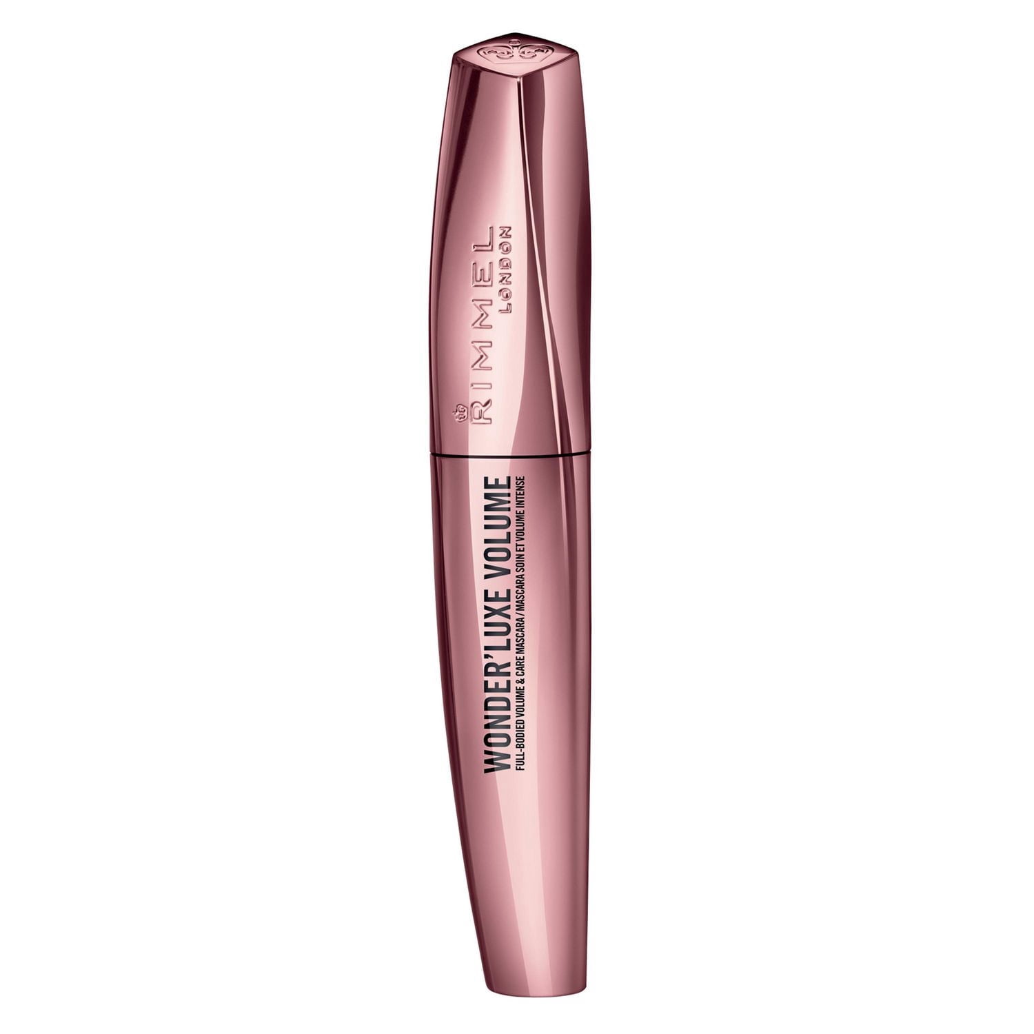 Rimmel Mascara Wonder'Luxe Volume Définit et infusé avec 4 huiles : Argan, Maracuja, Marula et Camélia, longue durée, 100% Sans Cruauté, Extreme Black