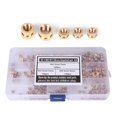 thumbnail image 3 of Nut, Brass Insert Nut, 300Pcs For Injection Molding Shaped Springs Hardware Springs Craft Gift Springs Battery Springs, 3 of 8