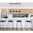 thumbnail image 5 of Bazz P17224BK Lampe Suspendue Led Quadruple, Dimmable, Réglable, Installation Facile, 59 Pouces, Noir, 5 of 5