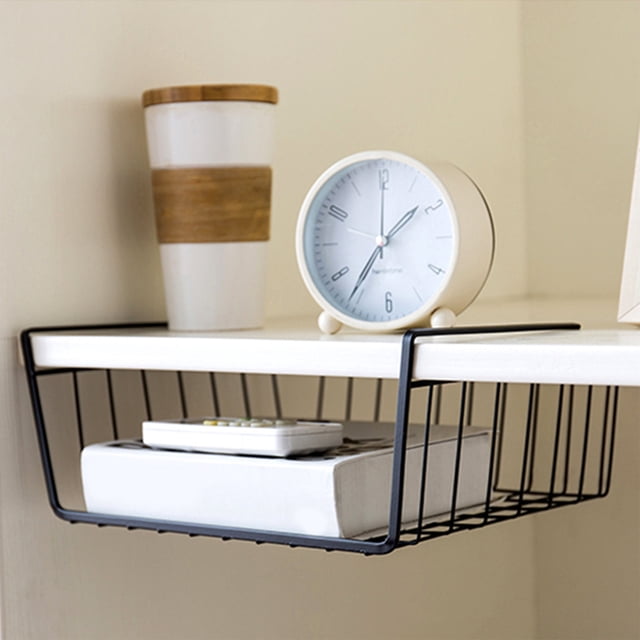 Wzzjkit Kitchen Organizers and Storage, Kitchen Cabinet Partition Under The Basket Closet Storage Rack Storage Rack Dormitory Desk Rack Organizer Rack Storage Rack Iron Storage Rack