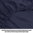 thumbnail image 3 of HLONK Fresh Linen 1200 Thread Count California King Size Deep Pocket Solid Cotton Sheet Set (California King, 3 of 3