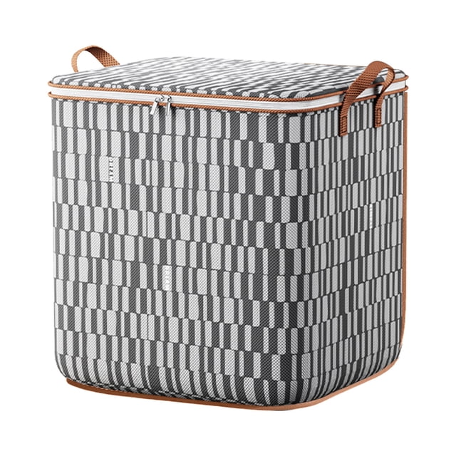 Meitianfacai Closet Organizer, Clothes Storage Bag Wardrobe Sorting Storage Box Portable Storage Bag Winter Cup Storage Box, for Blanket Comforter Bedding, Closet Storage Boxes