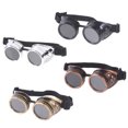 thumbnail image 2 of Heavy Metal Steampunk Gothic Style Goggles Welder Glasses Welding Labor Protective Goggles, 2 of 6