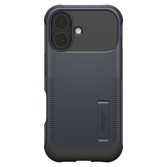 Spigen Étui Slim Armor MagFit Ardoise Métallique pour iPhone 17