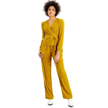 Leyden Haut en Velours pour Femmes, Or/TP