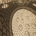 thumbnail image 1 of Ahgly Tapis d'Intérieur Lavable en Machine Carré Transitionnel Marron, 6 Pieds Carré, 1 of 7