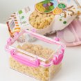 thumbnail image 4 of facefd Boîte de Rangement Transparente Mini pour Filles, INS Scellée, Boîte de Conservation pour Salade, Collations et Fruits, Rangement et Organisation de Bureau, 4 of 8