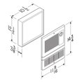 thumbnail image 4 of Broan 9815WH High Capacity Wall Heater with 1500 Watt Fan, 4 of 4