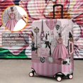 thumbnail image 3 of Travel Luggage Cover Suitcase Protector Fits 18-32 Inch Luggage Wheel Covers Patterned Travel Related Items Flower Luggage Protector Elastic Luggage Anti-scratch Suitcase Cover M, 3 of 5