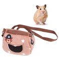 thumbnail image 2 of Hamster Outgoing Bag, Pet Carrier Bag, Flannelette Three Sizes Guinea Pig Chinchilla For Small Pets Squirrel, 2 of 8