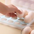 thumbnail image 4 of Bovemsi Pantry Organization and Storage Large Capacity Egg Holder For Refrigerator Egg Fresh Storage Box For Fridge Egg Storage Container Organizer Clear Plastic Storage Container, 4 of 9