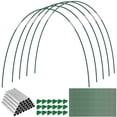 thumbnail image 1 of Greenhouse Hoops Frame Tunnel Kit 17in Long Detachable Garden Hoops Rust-Free Fiberglass Garden Support Frame with 18 Clips for Netting Raised Beds Garden, 1 of 9