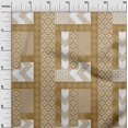 thumbnail image 3 of oneOone Silk Tabby Light Brown Fabric Block Sewing Craft Projects Fabric Prints By Yard 42 Inch Wide, 3 of 5