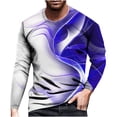 thumbnail image 1 of CEHVOM T-Shirt à Manches Courtes Imprimé Col Rond Décontracté pour Hommes, 1 of 3