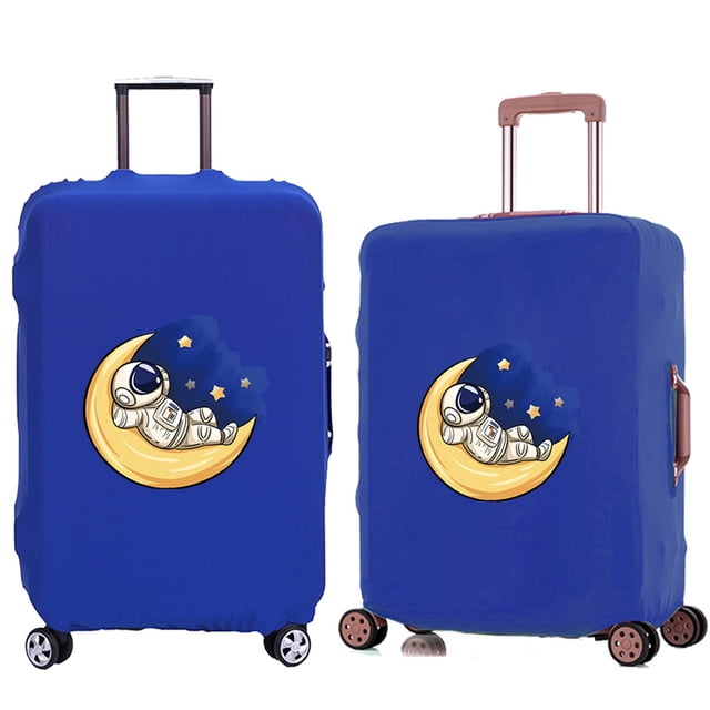 Travel Luggage Protective Cover Astronaut Pattern Travel Accessories Elastic Suitcase Case Apply To 18-28inch 8astronaut014 L