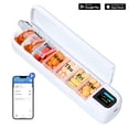 thumbnail image 2 of TUTT Smart Pill Organizer | Bluetooth 7-Day Medication Dispenser, Reminder Box | With Alarm for iOS & Android, 2 of 13